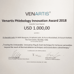 The Vein Center Mumbai Venartis Phlebology Innovation Award 2018
