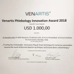The Vein Center Mumbai Venartis Phlebology Innovation Award 2018