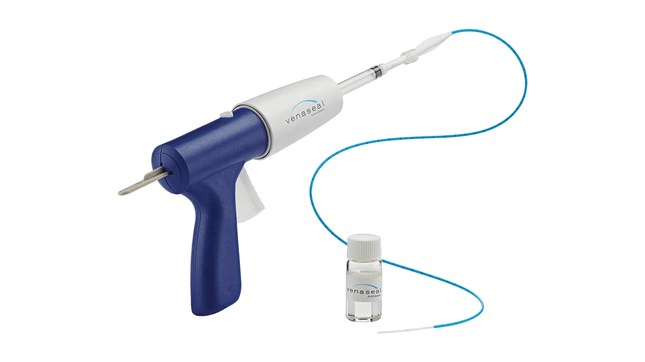 VenaSeal procedure gun and medical glue at The Vein Center, Mumbai
